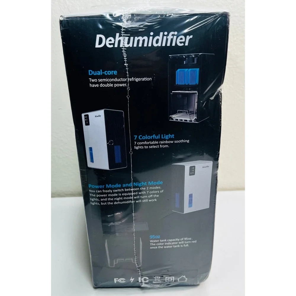 Dehumidifiers for Home, 1000 Sq.Ft Dehumidifier with 95oz Water Tank